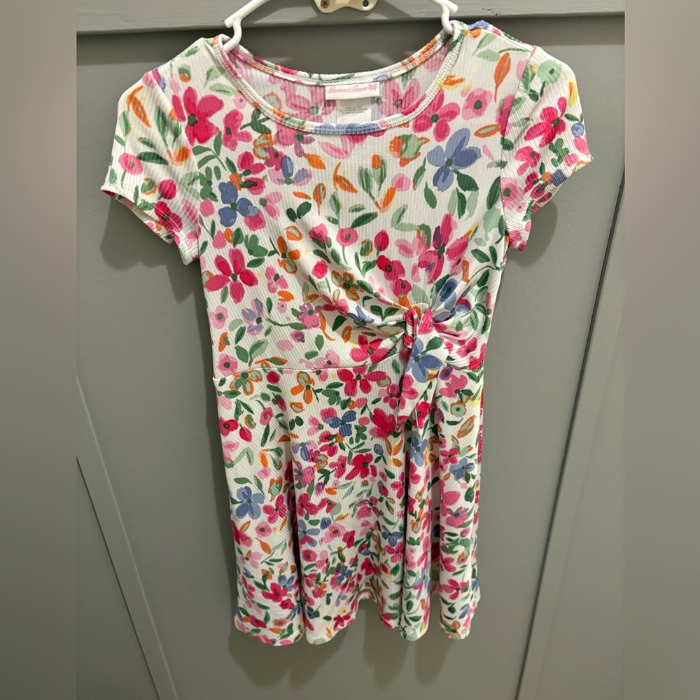 Bonnie Jean Colorful Floral Kids Dress